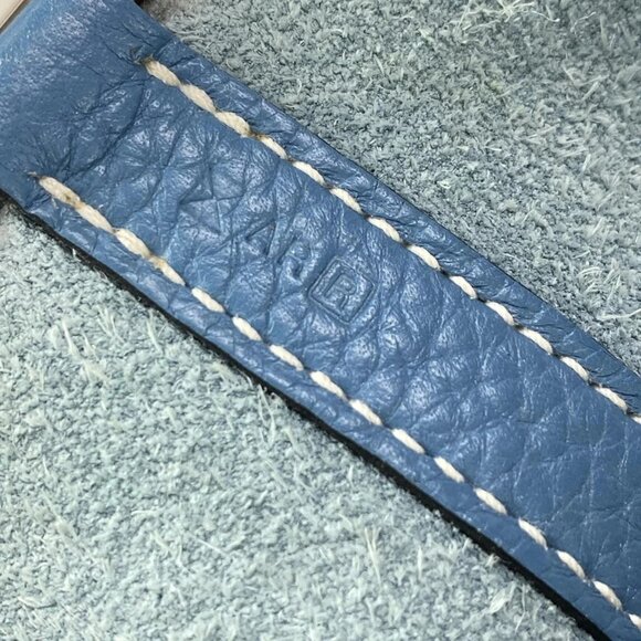 Auth HERMES Picotin Lock PM - Blue Jean Taurillon Clemence Square R Handbag - Picture 14 of 16
